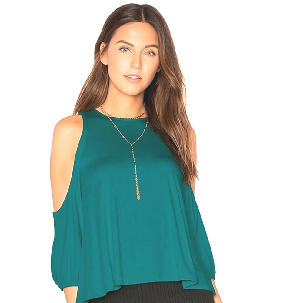 RACHEL PALLY Gideon Top in color Laguna size small-